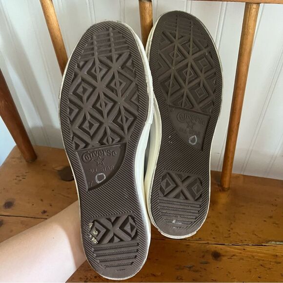 COMME DES GARÇONS PLAY CONVERSE CHUCK TAYLOR LOW GREY 9 - Picture 11 of 12